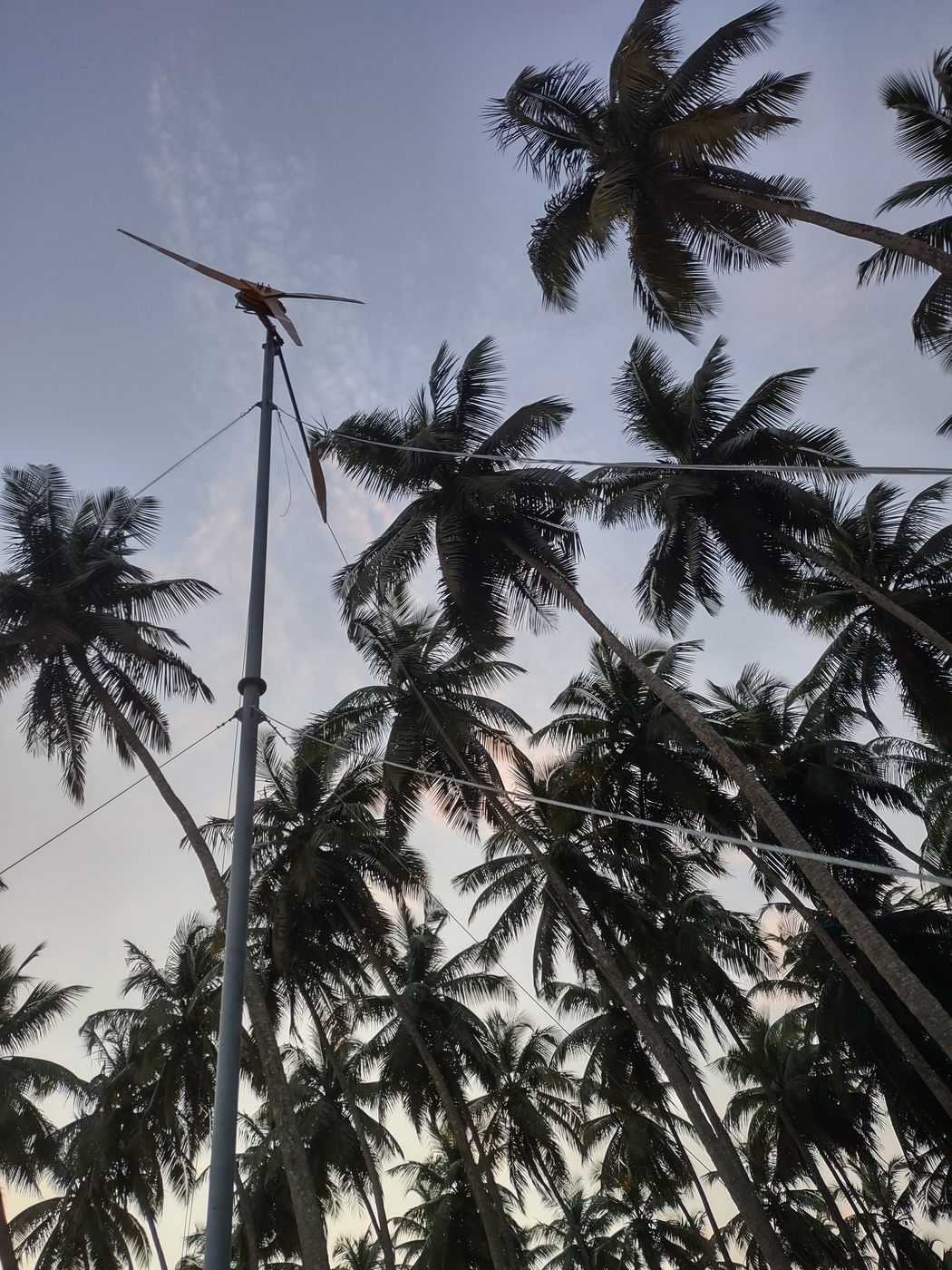 Une éolienne construite lors d'un atelier KOC